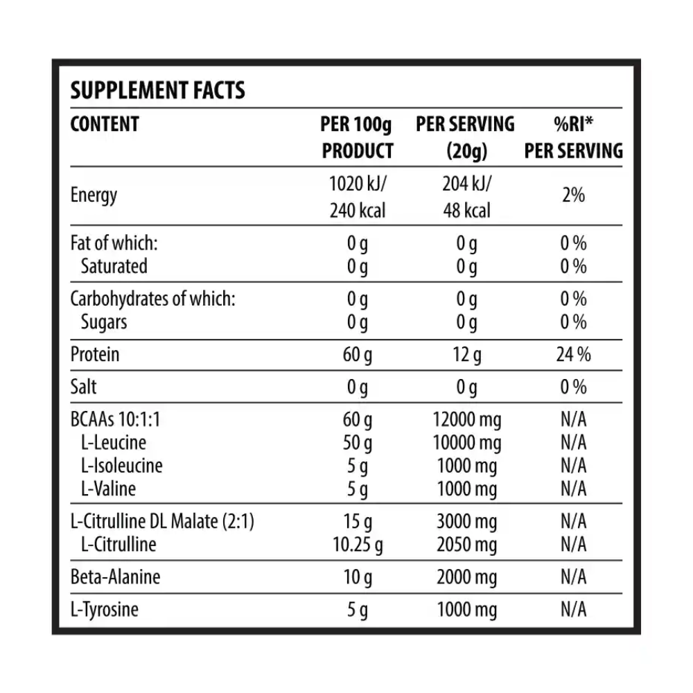 HIT BCAA 120 SERV - DY NUTRITION
