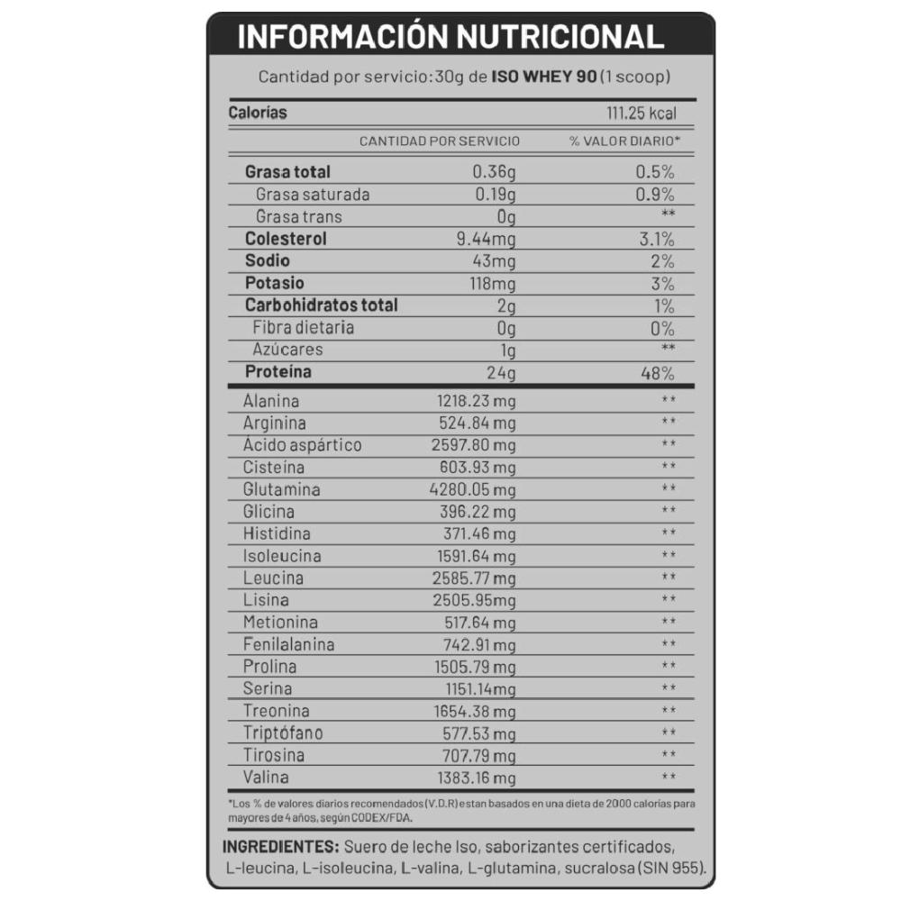 ISO WHEY 90| PROTEÍNA AISLADA – UNIVERSE NUTRITION