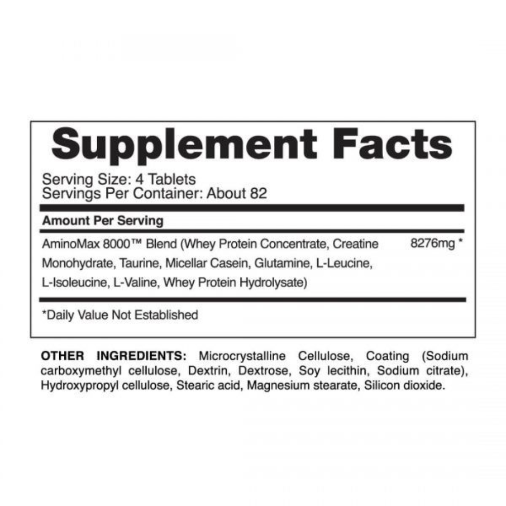 AMINOMAX 8000 GASPARI – 325 TABS