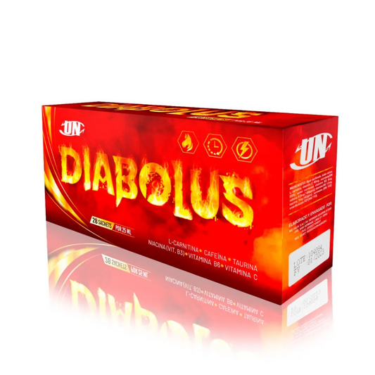QUEMADOR DE GRASA EXTREMO DIABOLUS UN CAJA (28 SACHETS) – | SUPLEMENTO TERMOGÉNICO PARA PÉRDIDA DE PESO
