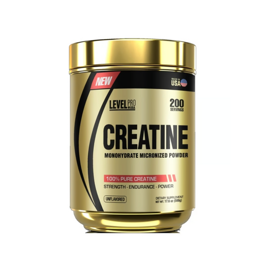 CREATINA MONOHIDRATADA 500 GR - LEVEL PRO