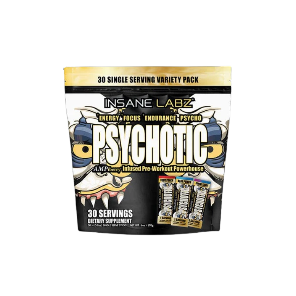 PSYCHOTIC BOLSA DORADO 30 PACKS - INSANE LABZ