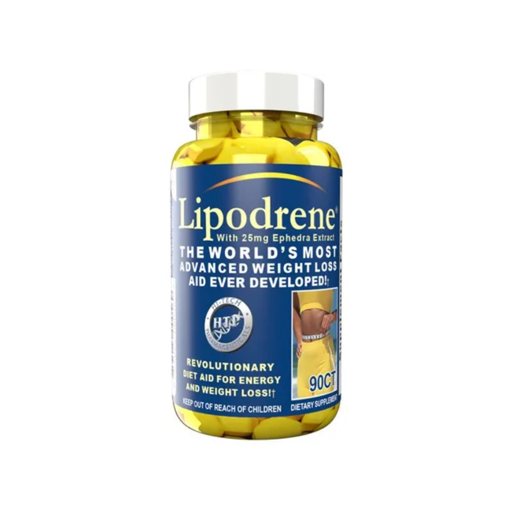 LIPODRENE AMARILLO, ROJO Y NEGRO 90 CAP – QUEMADOR DE GRASA AVANZADO | SUPLEMENTO PARA PERDER PESO