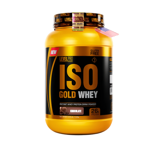 ISO GOLD WHEY | PROTEÍNA AISLADA – LEVEL PRO